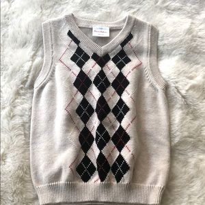 Boys Hanna Anderson sweater vest, Sz 110 (8?)